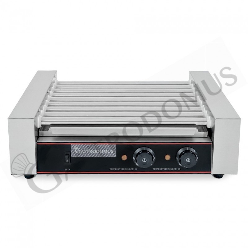 Asador de salchichas 1800 W 9 rodillos L 580 mm x P 410 mm x A 215 mm