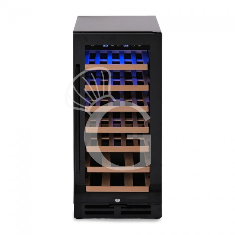 Vinoteca empotrable Ventilada 100 LT 7 estantes 31 botellas +5°C/+22°C