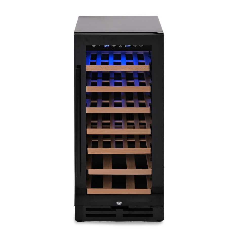Vinoteca empotrable Ventilada 100 LT 7 estantes 31 botellas +5°C/+22°C