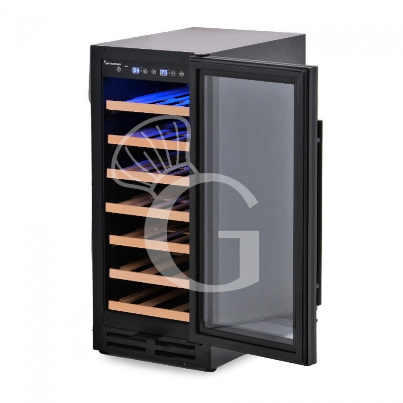 Vinoteca empotrable Ventilada 100 LT 7 estantes 31 botellas +5°C/+22°C