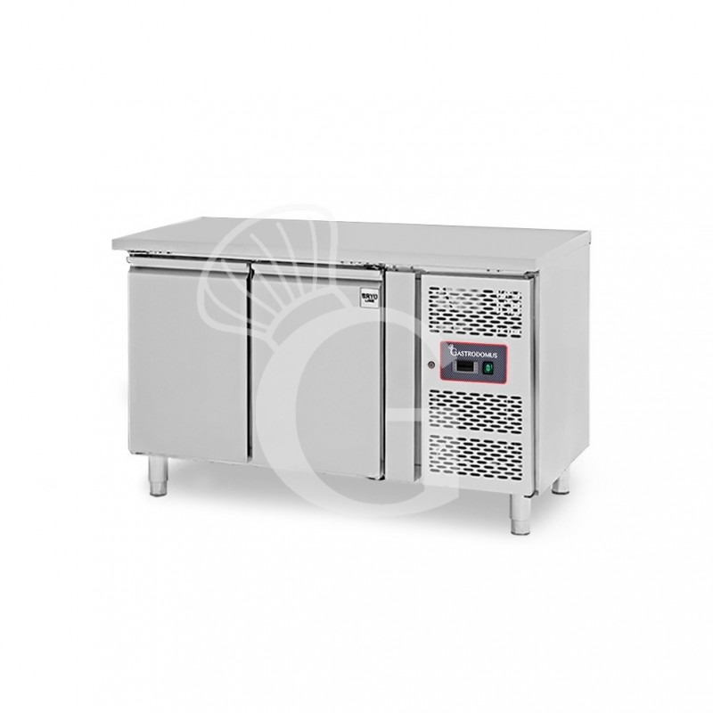 Mesa Refrigerada para pastelería 2 Puertas 600 X 400 mm De acero inoxidable -2°C/+8°C Clase de eficiencia energética E