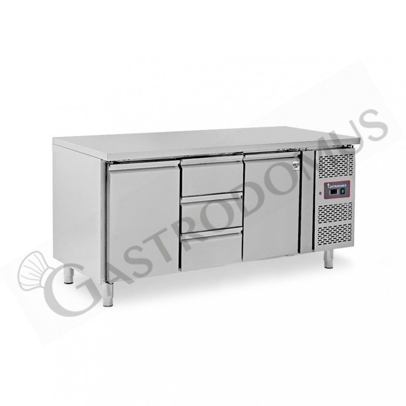 Mesa Refrigerada 3 cajones 2 puertas 700 mm -2°C/+8°C