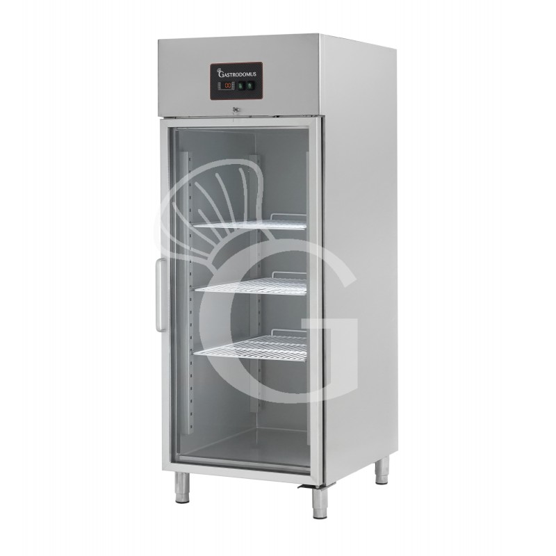 Armario refrigerado ventilado con puerta de vidrio -2°C/+8°C 650 LT tropicalizado