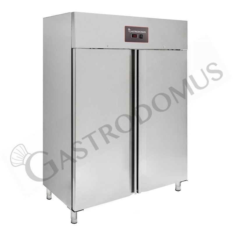 Armario refrigerado estático GN2/1 con 2 puertas, temperatura -2°C/+8°C, capacidad 1200 litros