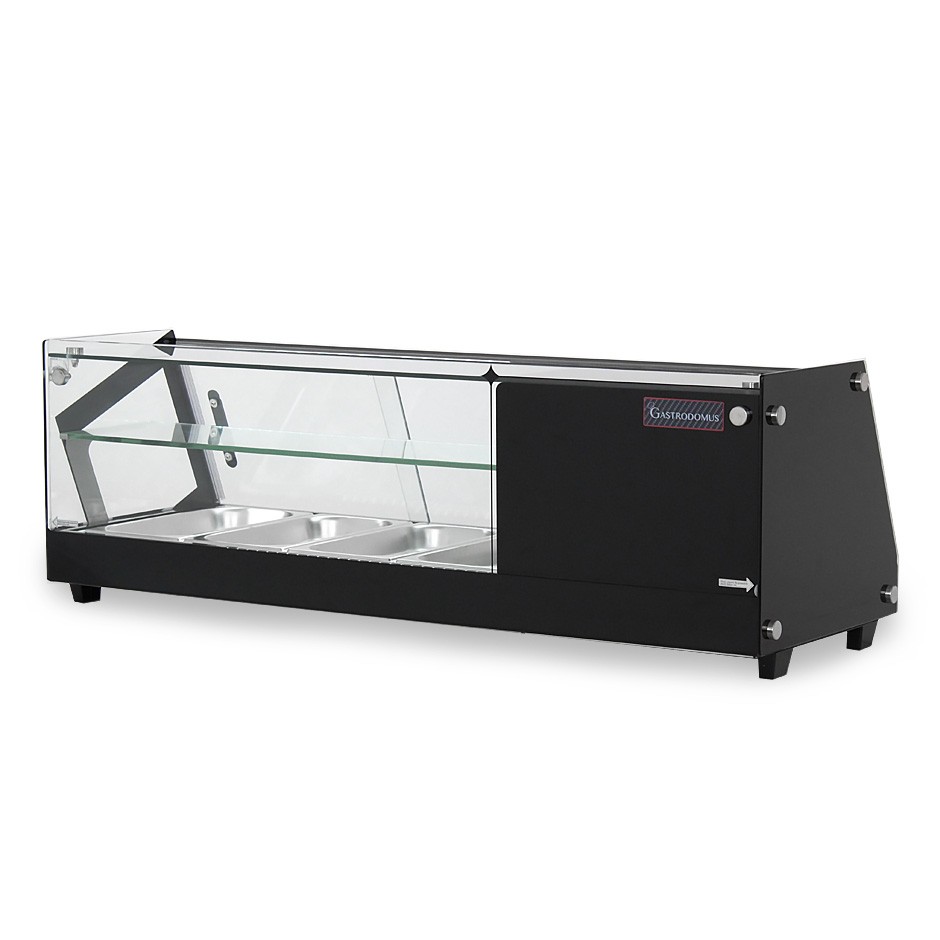 Vitrina Refrigerada para tapas 4 Cubetas GN1/3 160 W