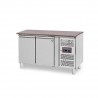 Mesa Refrigerada para pastelería 2 Puertas 600 X 400 mm Encimera de granito -2°C/+8°C Clase de eficiencia energética C