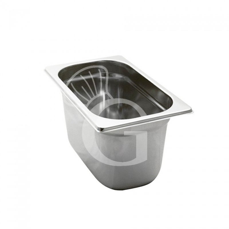 Cubeta de acero inoxidable GN1/4 L 265 mm x P 162 mm x A 150 mm