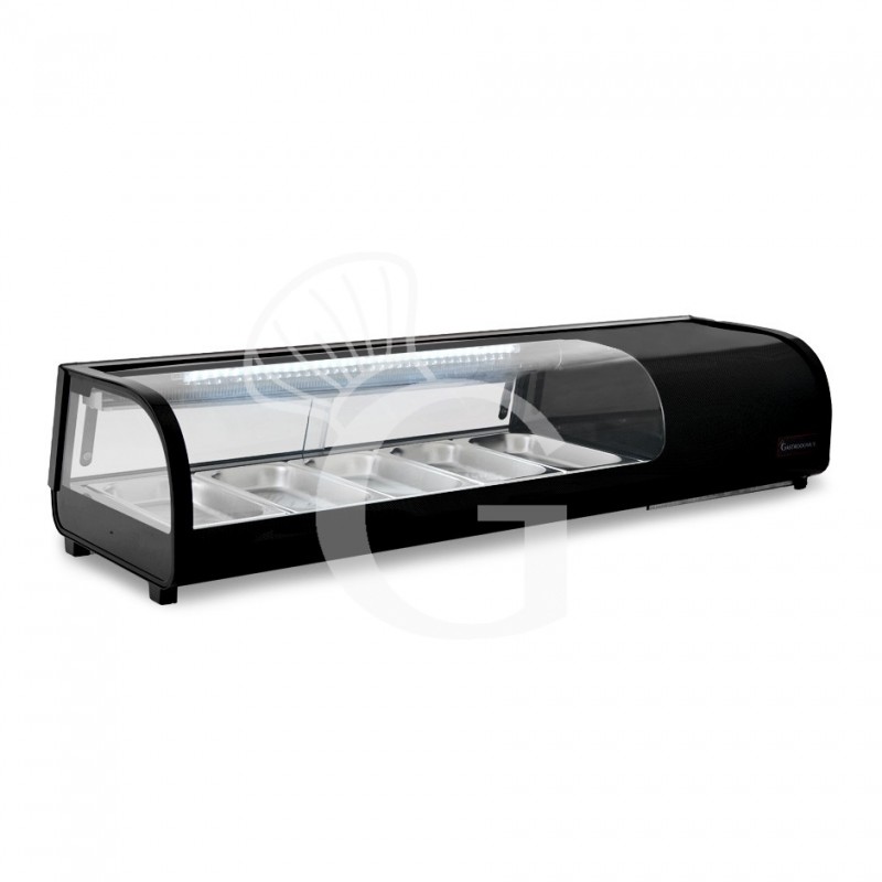 Vitrina Refrigerada para sushi 5 Cubetas GN1/3 190 W