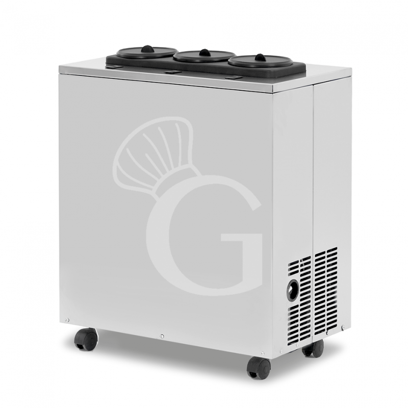 Enfriador de botella eléctrico con ruedas 3 Botellas L 630 MM X P 370 MM X A 720 MM