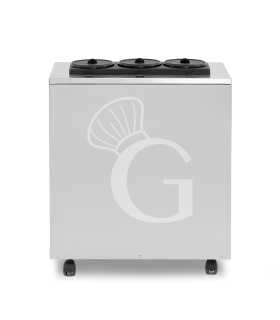 Enfriador de botella eléctrico con ruedas 3 Botellas L 630 MM X P 370 MM X A 720 MM
