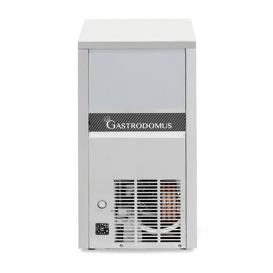 Fabricador de hielo monofásico, cubo macizo kg 30/24h. , enfriamiento por agua o por aire