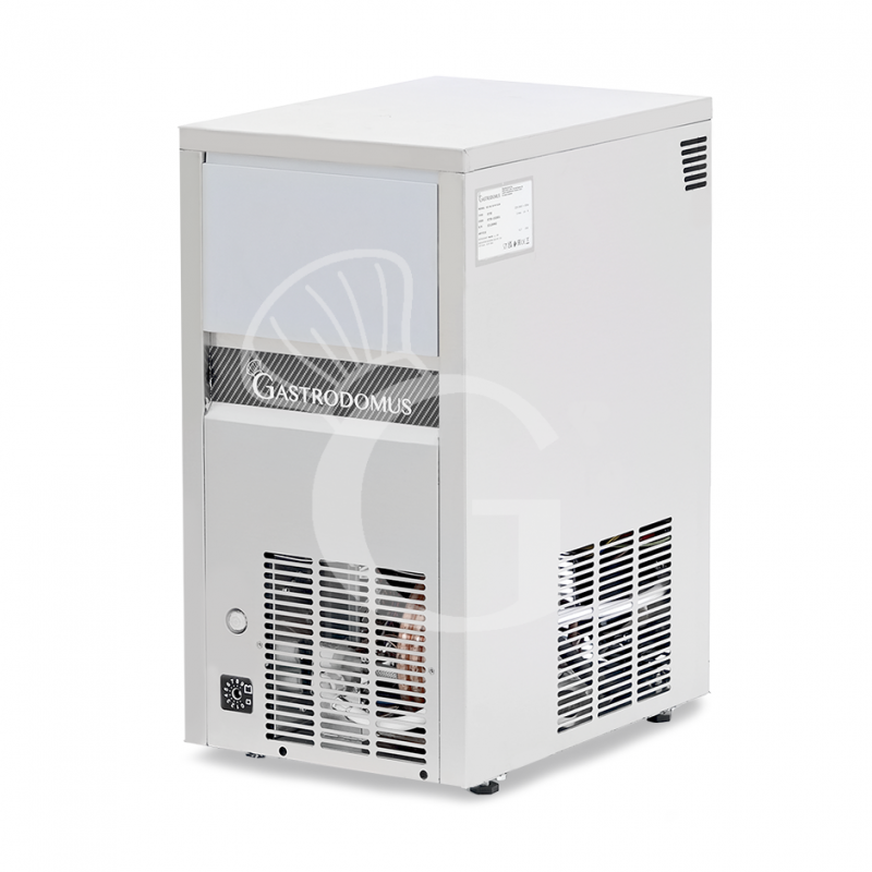 Fabricador de hielo monofásico, cubo macizo kg 30/24h. , enfriamiento por agua o por aire