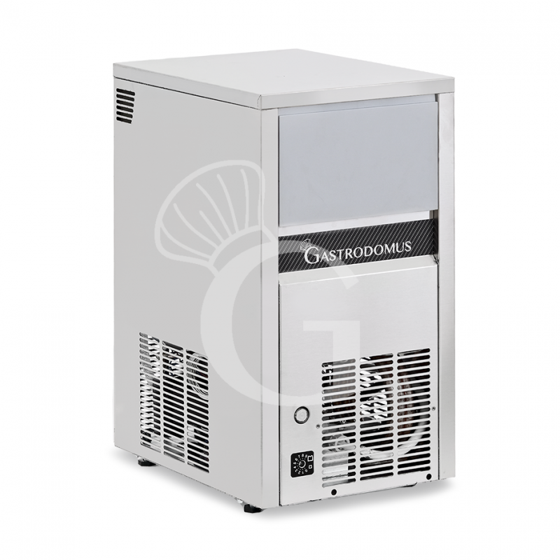 Fabricador de hielo monofásico, cubo macizo kg 30/24h. , enfriamiento por agua o por aire