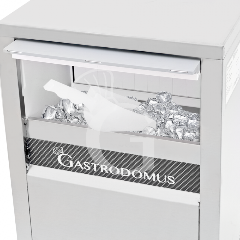 Fabricador de hielo monofásico, cubo macizo kg 30/24h. , enfriamiento por agua o por aire