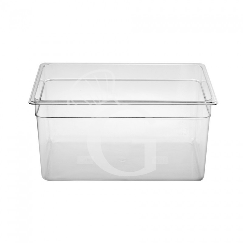 Bandeja graduada de policarbonato GN1/3 L 325 mm x P 175 mm x A 200 mm