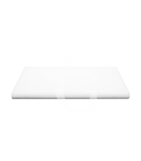 Tabla de cortar de polietileno blanco L 800 mm x P 400 mm x A 20 mm