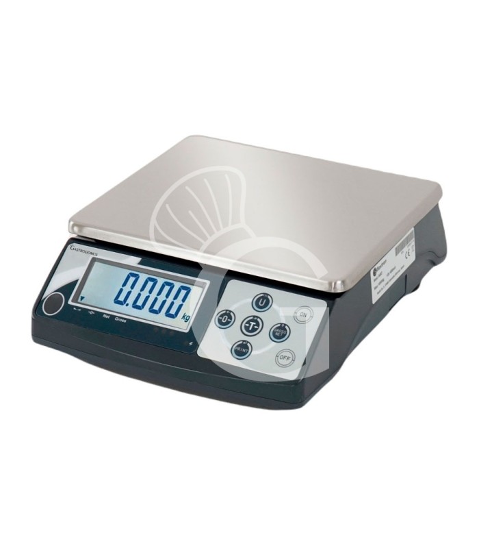 Balanza de control en ABS con capacidad de 20 kg y precisión de 1 g L 245 mm x P 310 mm x A 95 mm