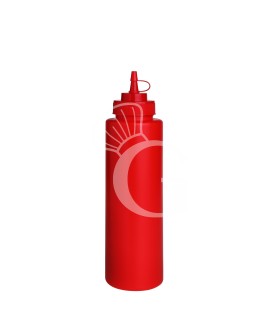 Bote de salsa con capacidad de 908 g - Color rojo