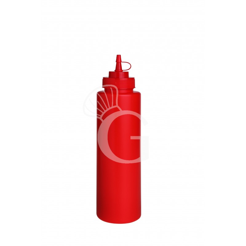 Bote de salsa con capacidad de 908 g - Color rojo
