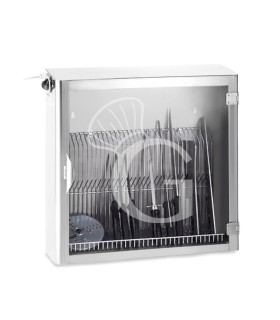 Esterilizador para 20 cuchillos con dimensiones L 575 mm x P 170 mm x H 600 mm