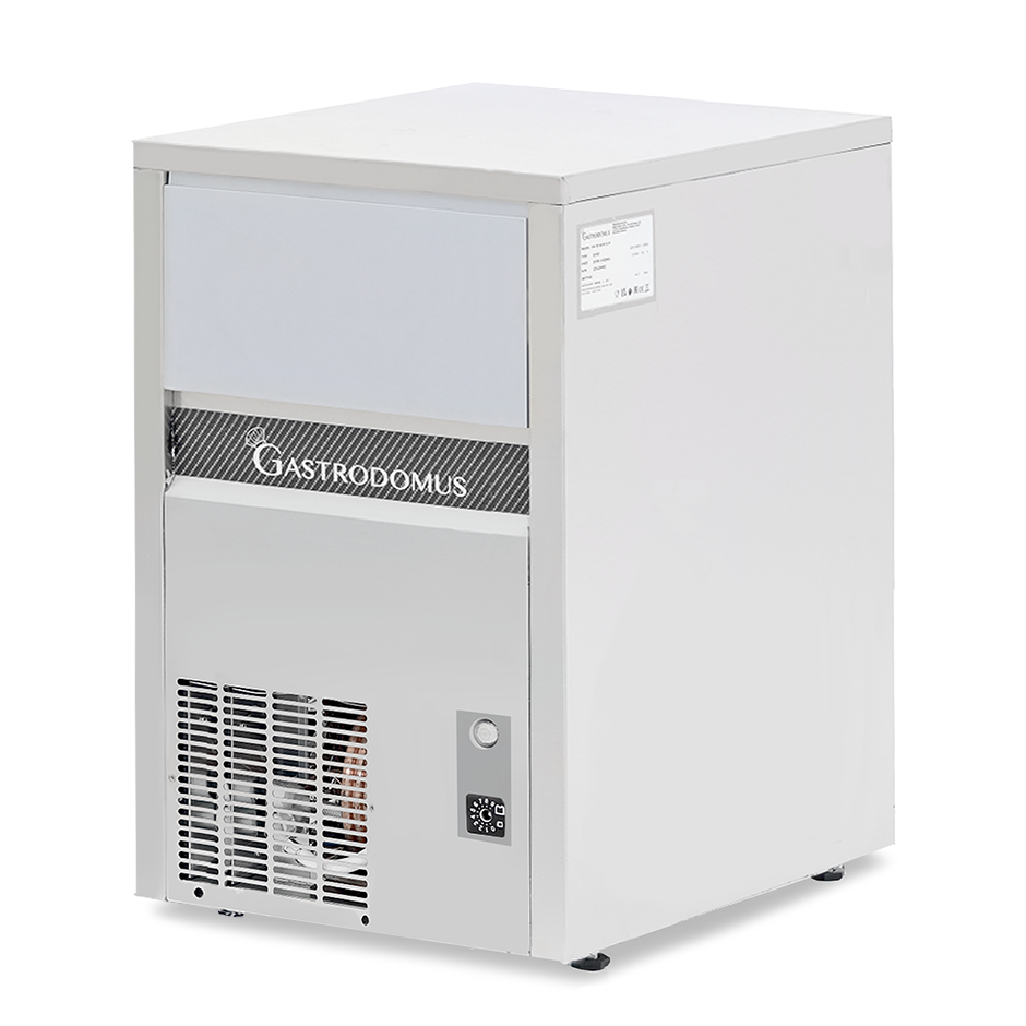 Máquina de hielo monofásica kg 100/24h cubito macizo refrigeración por agua