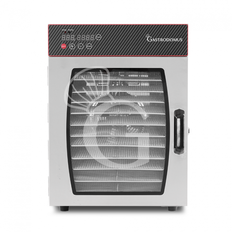 Deshidratador de alimentos 1000 W L 400 mm x P 460 mm x A 535 mm display digital 12 rejillas