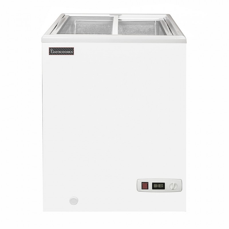 Arcón Congelador estático 97 LT -18°C puerta de vidrio clase de eficiencia energética C Arcón Congelador estático 97 LT -18°C puerta de vidrio clase de eficiencia energética C