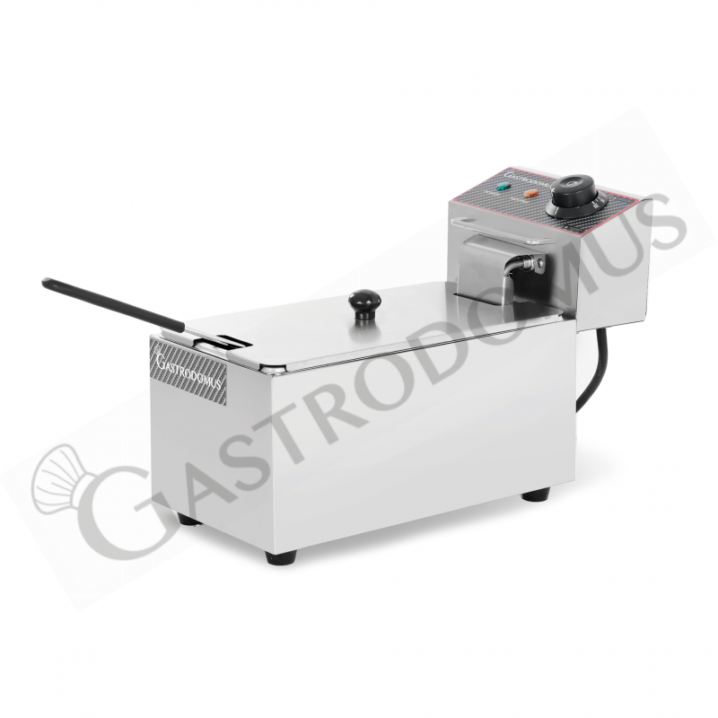 Freidora para bar eléctrica de sobremesa 1 cubeta 4 LT 1,8 KW Monofásica