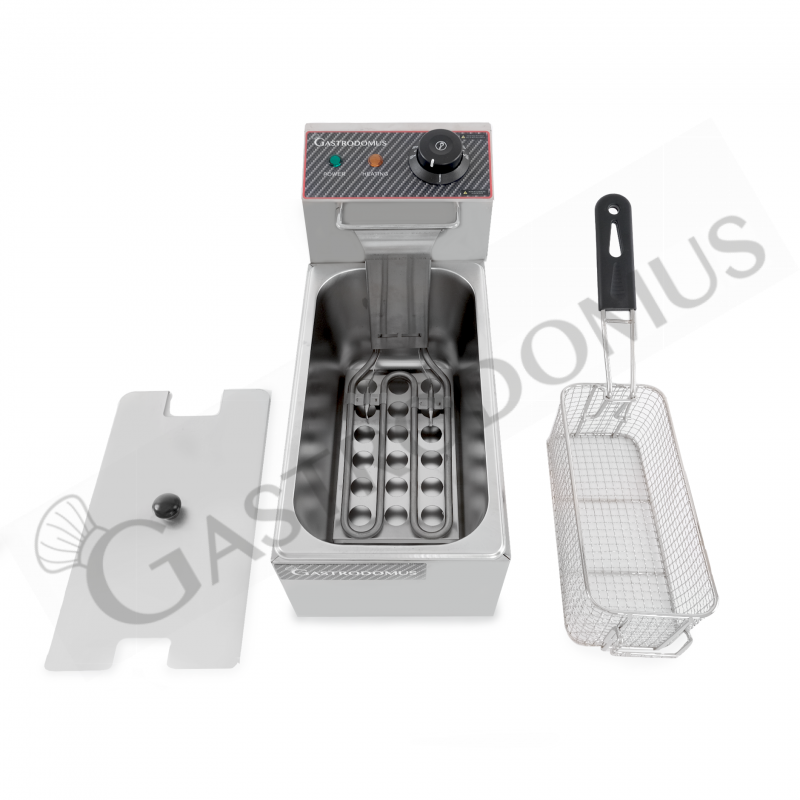 Freidora para bar eléctrica de sobremesa 1 cubeta 4 LT 1,8 KW Monofásica