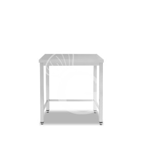 Mesa de acero inoxidable L 400 mm x P 600 mm x A 865 mm