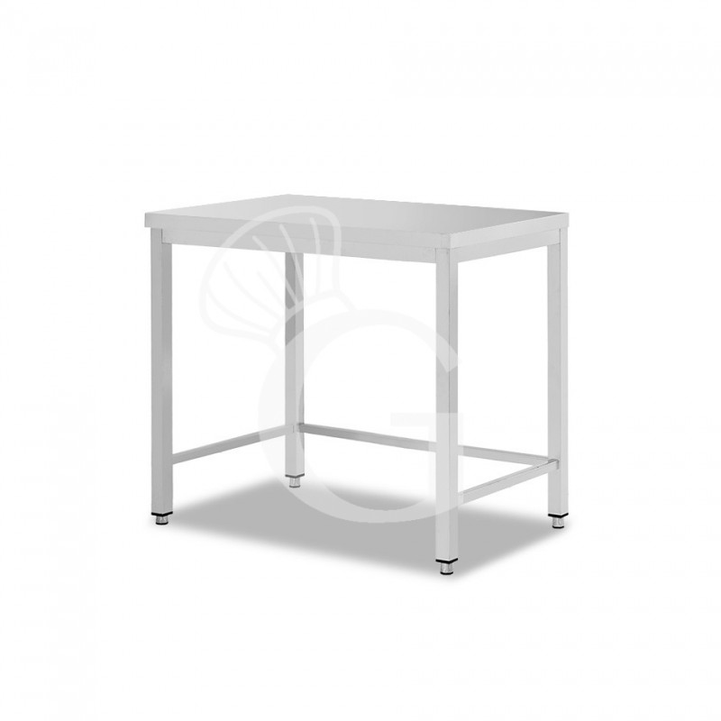 Mesa de acero inoxidable L 700 mm x P 700 mm x A 865 mm