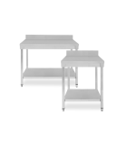 Mesa con estante y peto Prof.600