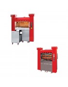 Asadores de pollos de leña serie Torre