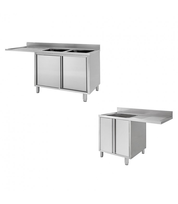 Fregadero con mueble para lavavajillas Prof.600