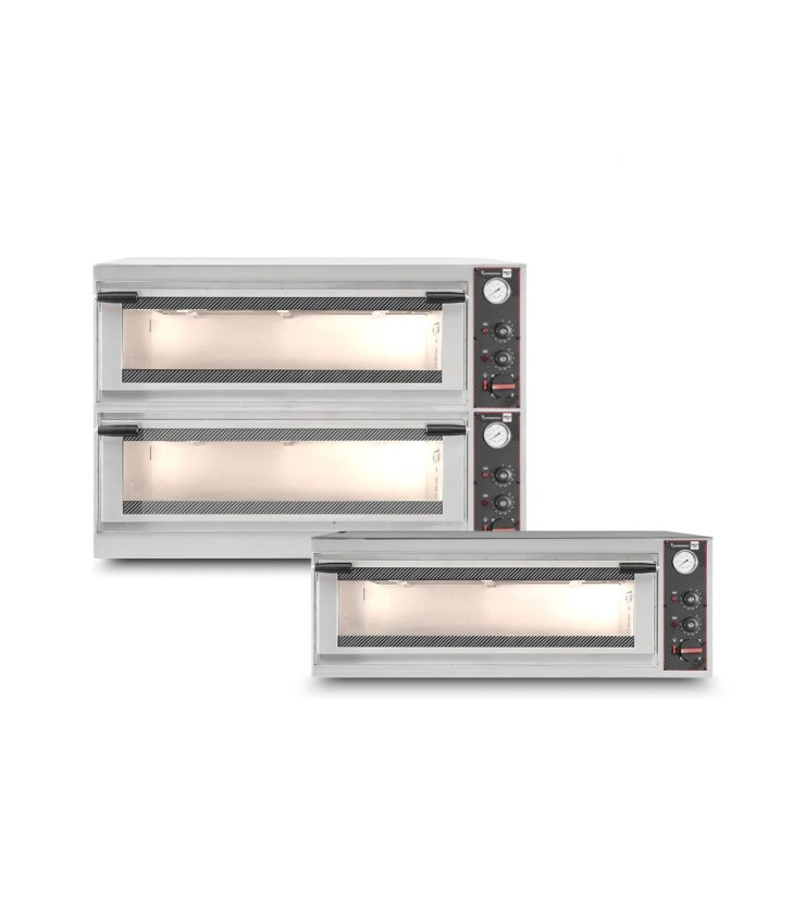 Horno pizza en bandeja