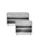 Mesa contrabarra con cajones, Prof. 600