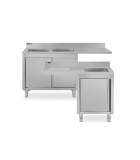 Fregadero con mueble para lavavajillas