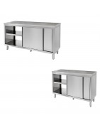 Mesa mural con puertas correderas pasantes Prof.800