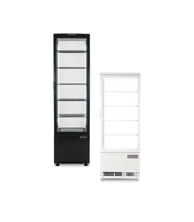 Frigo Bibite panoramici con 4 lati vetro