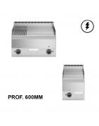 Fry Top eléctrico  - Prof. 600 mm