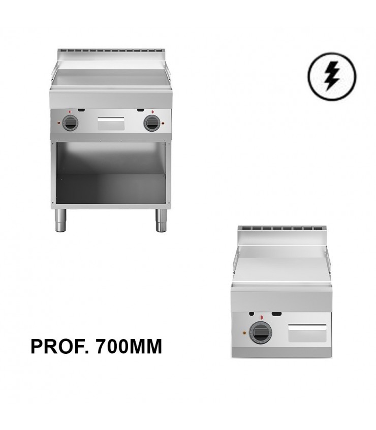Piastre Fry Top Elettriche - profondità 700 mm
