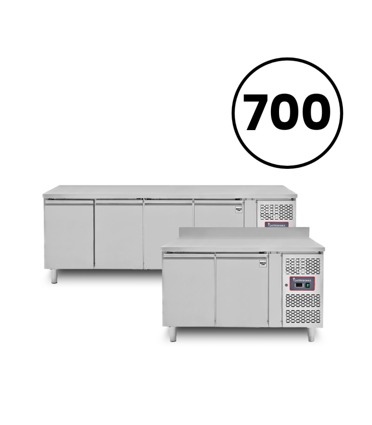 Mesas refrigeradas GN1/1 - Prof.700